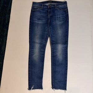 Lucky Brand Lolita Skinny Jeans ORIO Premium Stretch Ankle Raw Hem